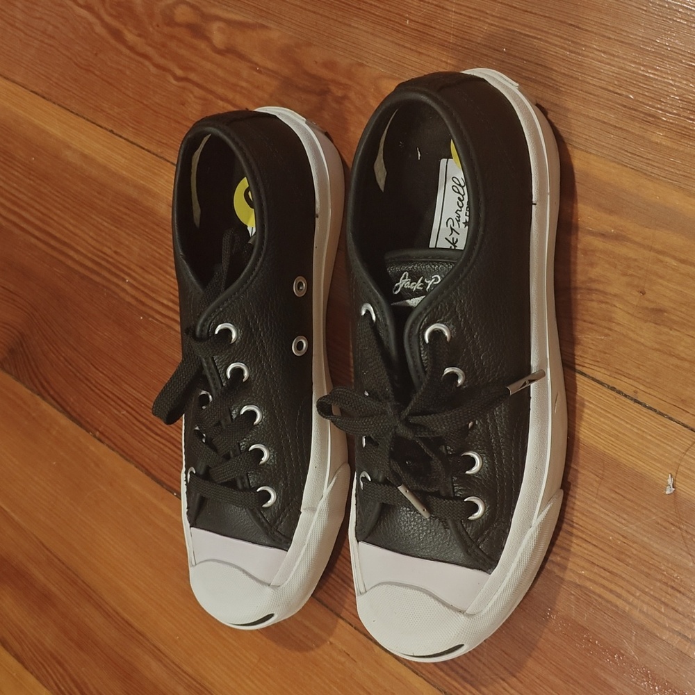 Jack Purcell Leather Low Top Converse View 3